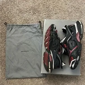 Balenciaga | Shoes | Balenciaga Track2 Runners Mens Burgundy  display picture 3